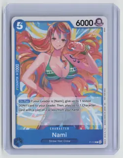 One Piece Promotion Cards Nami (Heroines Battle Pack) Normal P-112 NM - Image 1
