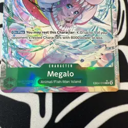 Megalo (Alternate Art) EB04-018 One Piece OP-14 The Azure Sea's Seven Foil - Image 2