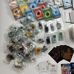 16LBS HUGE LOT of Pokemon TCG Accessories/Dice/Energy Cards/Coins/Stickers/Ect. - Image 3