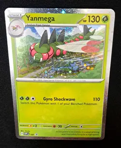 Yanmega - 187 (Cosmos Holo) Scarlet & Violet Promo TCG Pokemon Card 🌀SWIRL 🌀 - Image 1
