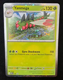 Yanmega - 187 (Cosmos Holo) Scarlet & Violet Promo TCG Pokemon Card 🌀SWIRL 🌀 - Image 2