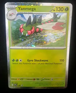 Yanmega - 187 (Cosmos Holo) Scarlet & Violet Promo TCG Pokemon Card 🌀SWIRL 🌀 - Image 4