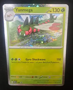 Yanmega - 187 (Cosmos Holo) Scarlet & Violet Promo TCG Pokemon Card 🌀SWIRL 🌀 - Image 5