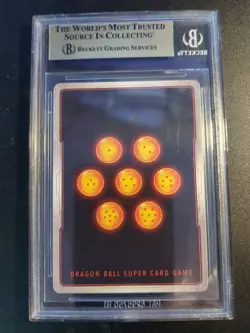 Dragon Ball Super Card Game Manga Booster Vegeta Alt Art SR SB01-025 BGS 10 - Image 3