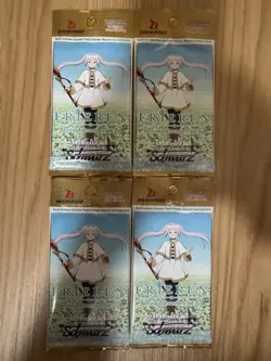 Weiss Schwarz 4 Sealed Frieren Booster Packs Lot (First Printing, Not Reprint) - Image 1