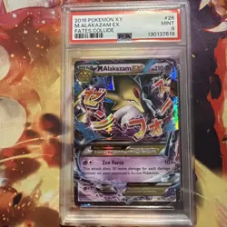 PSA 9 | M Alakazam EX 26/124 | 2016 XY - Fates Collide | Pokemon Card - Image 1