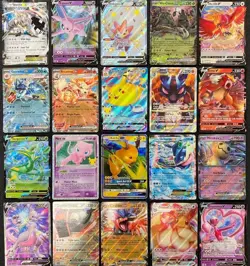 Pokemon Card Lot 5 TCG Cards ULTRA EX GX VMAX V MEGA FA AND MORE!! - Image 3