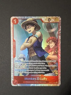 Monkey.D.Luffy OP14-013 SR ONE PIECE Tcg Card Game NM Red - Image 1