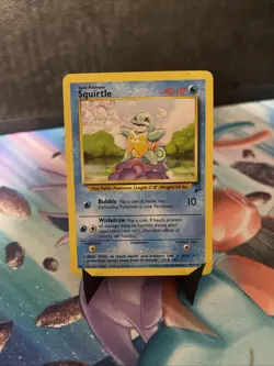 Pokemon TCG Squirtle Second Edition HP Base Set 2, Regular Common Card 93/130 - Image 1