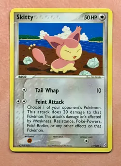 Skitty~ Cute Pokemon Cards ~ Pretty in Pink & Pastel Gallery~ Pink Pokemon - Image 1