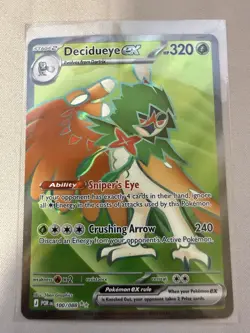 100/088 Decidueye ex : Rare Ultra Card : Perfect Order : Pokemon TCG NM/M+ - Image 1
