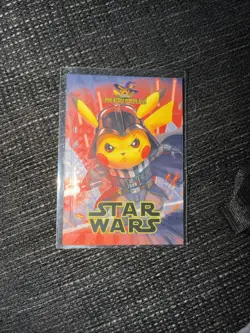 POKEMON PIKACHU COSPLAY! -* STARWARS - NO.10 * BOX HIT* TEXTURED CARD - Image 1