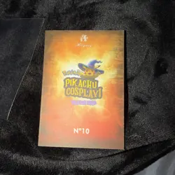 POKEMON PIKACHU COSPLAY! -* STARWARS - NO.10 * BOX HIT* TEXTURED CARD - Image 3