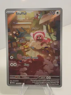 Pokemon TCG Stufful Illustration Rare Card 154/132 Mega Evolution NM/Mint - Image 1