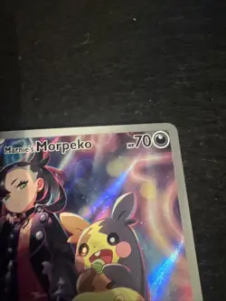 Marnie’s Morpeko 206 Sv: Scarlet & Violet Promo Cards Holo Black Star Promo NM - Image 4