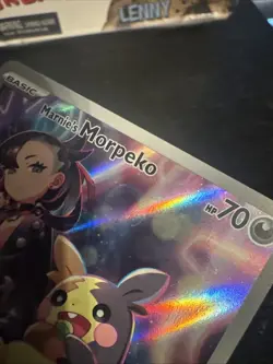 Marnie’s Morpeko 206 Sv: Scarlet & Violet Promo Cards Holo Black Star Promo NM - Image 5