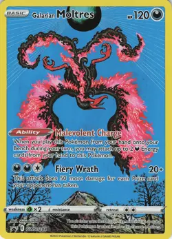 Galarian Moltres Holo Promo SWSH: Sword & Shield Promo Cards SWSH284 NM - Image 1