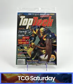 TOP DECK VOLUME 2 ISSUE 3 MAGAZINE W/ MAGIC THE GATHERING NEMESIS PACK SEALED - Image 1