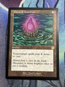 MTG 2022 The Brothers' War: Thorn of Amethyst (60) Retro Frame Artifacts - Image 1