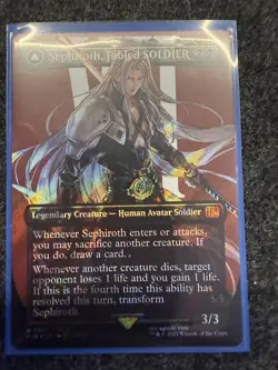 Sephiroth, Fabled SOLDIER (Borderless) (Surge Foil) Final Fantasy Foil - Image 3