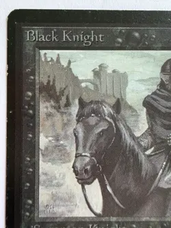 Black Knight Beta Edition MTG Magic the Gathering - Image 2