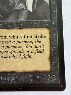 Black Knight Beta Edition MTG Magic the Gathering - Image 5