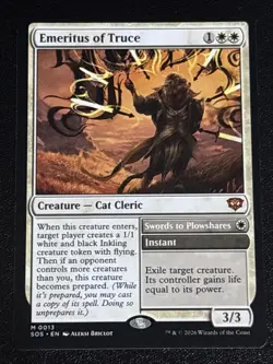 MTG Secrets of Strixhaven Emeritus of Truce 0013 NM Mythic - Image 1