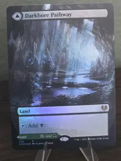 MTG Darkbore Pathway (Borderless) Kaldheim Foil - Image 1