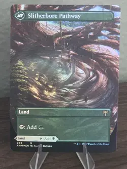 MTG Darkbore Pathway (Borderless) Kaldheim Foil - Image 2