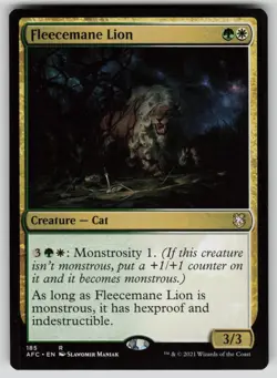 Fleecemane Lion Normal R Commander: Adventures in the Forgotten Realms 185 NM - Image 1