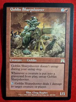 Magic The Gathering | Goblin Sharpshooter | Onslaught | NEAR MINT | MTG - Image 1
