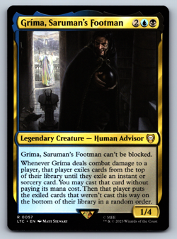 Grima, Saruman's Footman - Lord of the Rings Commander - MTG - Image 1