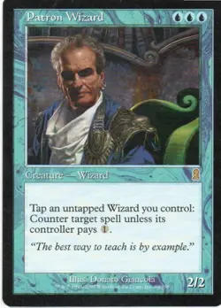 MTG: Odyssey: Patron Wizard: Lightly Played Condition - Image 1