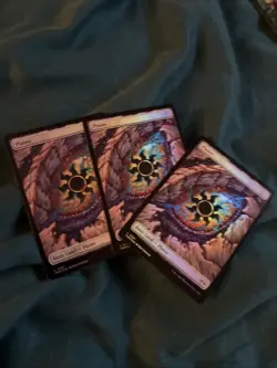 Plains - #287 Foil - Tarkir: Dragonstorm - Dragon eye - Mtg - Image 1