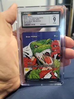 Beast Within Marvel Universe Eternal-Legal Regular Off-center CGC 9 (Borderless) - Image 1