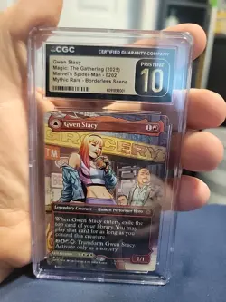 Gwen Stacy 0202 (Borderless) Marvel's Spider-Man Regular CGC Graded Pristine 10 - Image 1