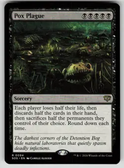 Pox Plague Rare Secrets of Strixhaven 94 MTG Near Mint 2026 - Image 1
