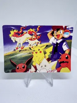 Pokemon Vintage Pocket Monsters Vending HOLO Prism Sticker 1999 Nintendo Japan - Image 2