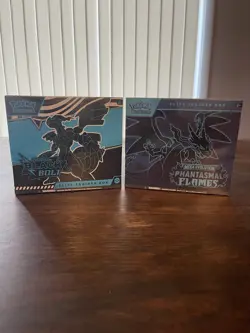 Pokemon TCG Black Bolt & Phantasmal Flames Elite Trainer Box ETB - Image 1