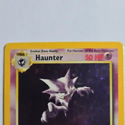 WOTC Pokemon Haunter Fossil Holo Rare 6/62 50 HP English Vintage Card - Image 5