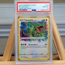 Rayquaza Amazing Rare #138 PSA 10 Vivid Voltage Gem Mint Graded Pokemon - Image 1