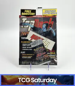 TOP DECK #15 NEO GENESIS POKEMON MAGAZINE WITH TEAM ROCKET BOOSTER PACK - Image 2