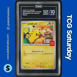 2025 POKEMON MCDONALD'S PROMO JP #020/M-P PIKACHU TAG 10 - Image 1