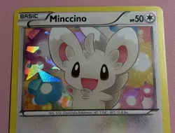 2011 POKEMON BLACK & WHITE PROMO - MINCCINO BW13 (Cracked Ice Holo) LP - Image 2
