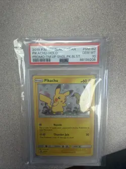 Pokemon Pikachu SM Black Star Promo SM162 Holo PSA 10 2019 - Image 2