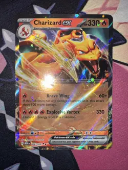 Pokemon TCG Charizard EX 006/165 Scarlet & Violet 151 Double Rare - Image 1