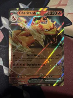Pokemon TCG Charizard EX 006/165 Scarlet & Violet 151 Double Rare - Image 2