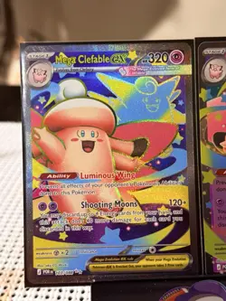 English Pokemon Perfect Order Mega Clefable Ex Full Art 103/088 & 031/088 NEW! - Image 2