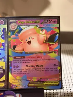 English Pokemon Perfect Order Mega Clefable Ex Full Art 103/088 & 031/088 NEW! - Image 3