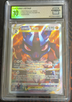 Pokemon Lucario VSTAR SWSH291 Crown Zenith Holo Promo Arena Club 10 2023 - Image 1